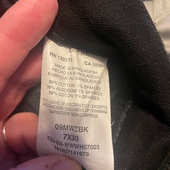 Wrangler Black Boot Cut Jeans 7/30 Western Cowgirl Casual Preppy‎ - Picture 4 of 6